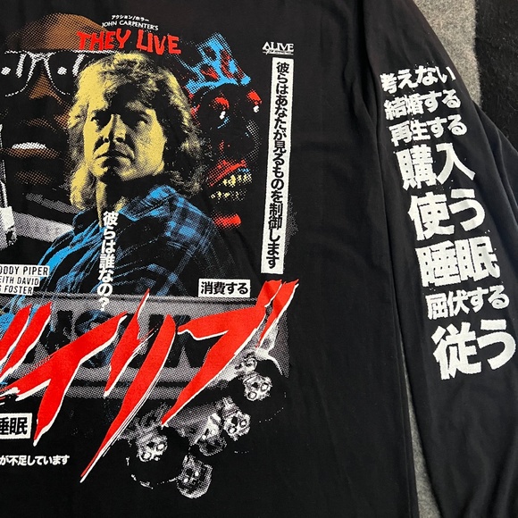 RUCKING FOTTEN x THEY LIVE "This Is Your God" L/S Shirt - Picture 4 of 10